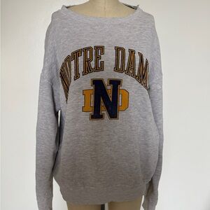 Vintage - Gray Notre Dame Sweatshirt